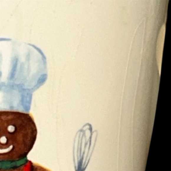 Williams Sonoma Gingerbread Chef discontinued EarthenwearMug - Picture 4 of 7